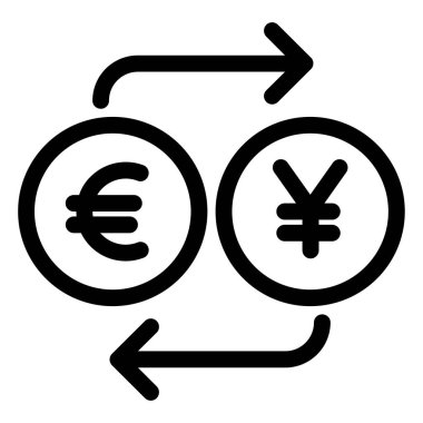 Para için. Web simgesi basit illüstrasyon 