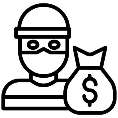 Para için. Web simgesi basit illüstrasyon