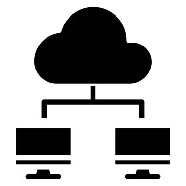 ağ web simgesi, vektör çizim