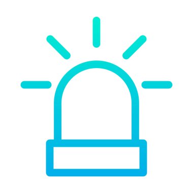 Acil durum web simgesi, vektör çizim 