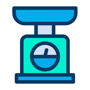 ağırlık ölçekli vektör simgesi