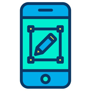 Tasarım konsepti, beyaza izole edilmiş minimal vektör simgesi