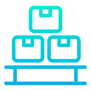 Depo. Web simgesi basit tasarım