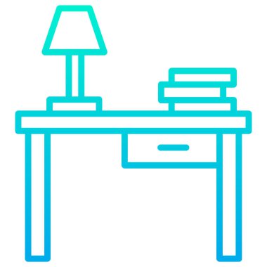 Tablo basit simgesi, vektör illüstrasyonu