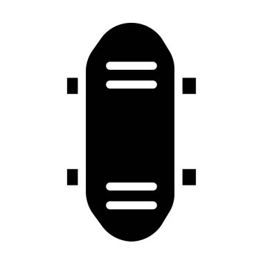 Kaykay web simgesi basit tasarım