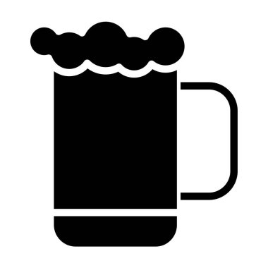 Bira kupa simge vektör çizim