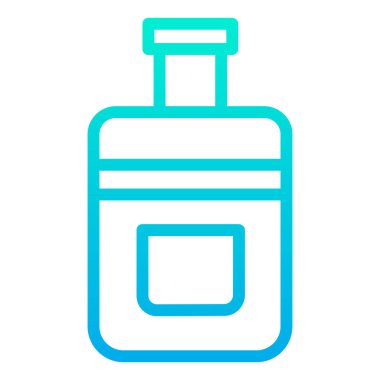 Bagaj vektörü basit illüstrasyon