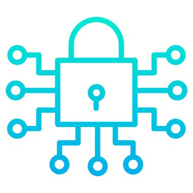 Güvenlik sistemi. Basit resimleme