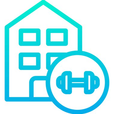 Ev. Web simgesi basit illüstrasyon