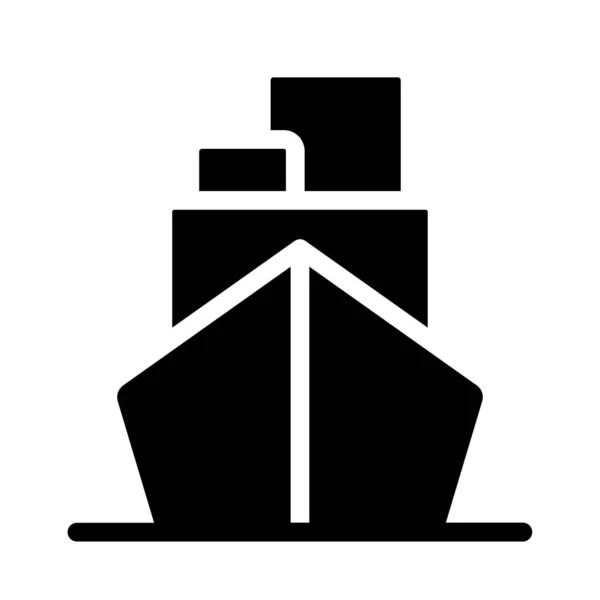 Schip Boot Vervoer Vector Illustratie — Stockvector