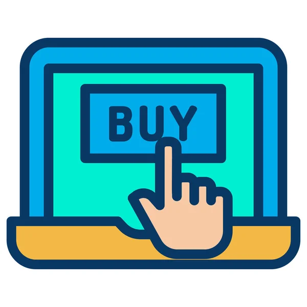 Online Payment Simple Design — Stock Vector