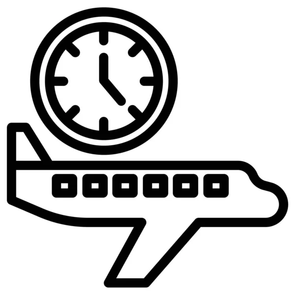 Icono Vuelo Simple Ilustración Vectorial — Archivo Imágenes Vectoriales