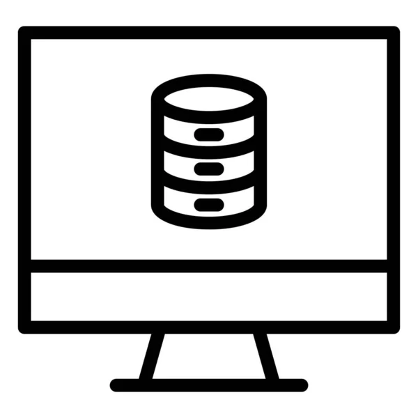 Database Ikon Web Ilustrasi Sederhana - Stok Vektor