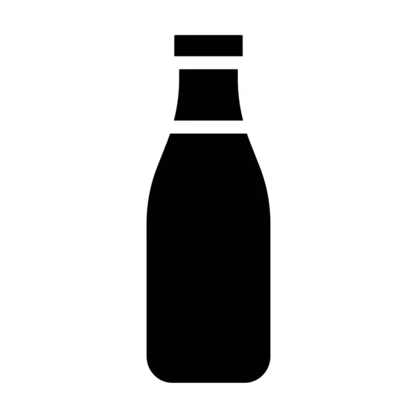 Пляшка Веб Іконка Проста Ілюстрація — стоковий вектор