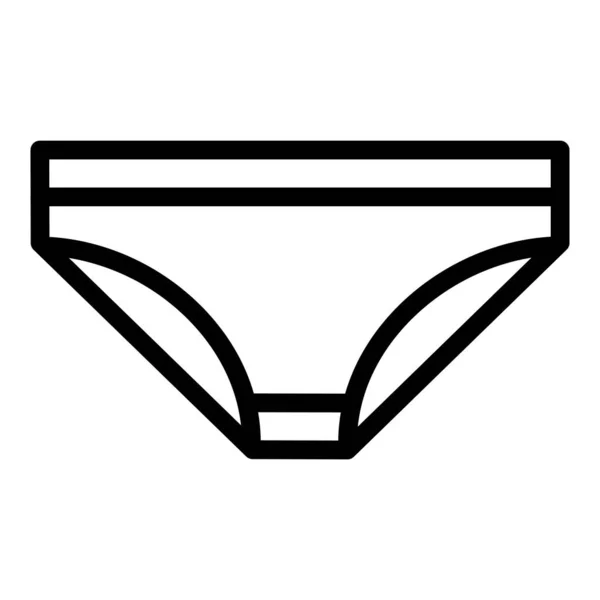 Underwear Simple Icon Vector Illustration — Stock Vector