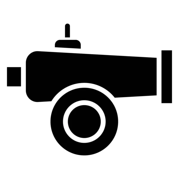 Kanone Web Symbol Einfache Illustration — Stockvektor