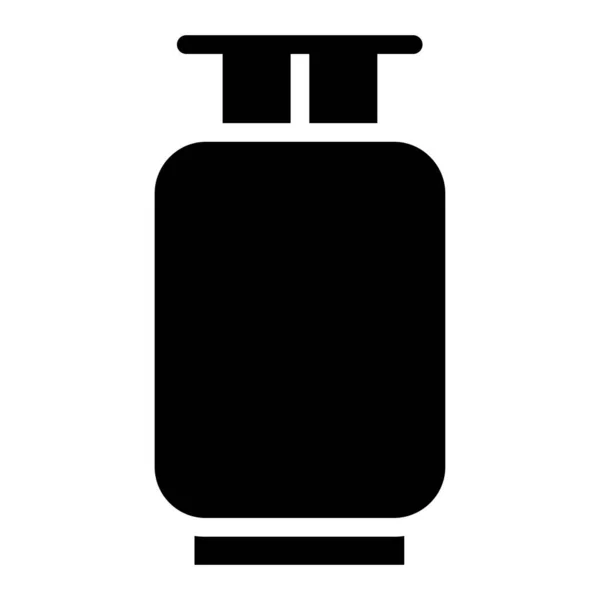 Ilustración Simple Icono Vector Gas Sobre Fondo Blanco — Vector de stock