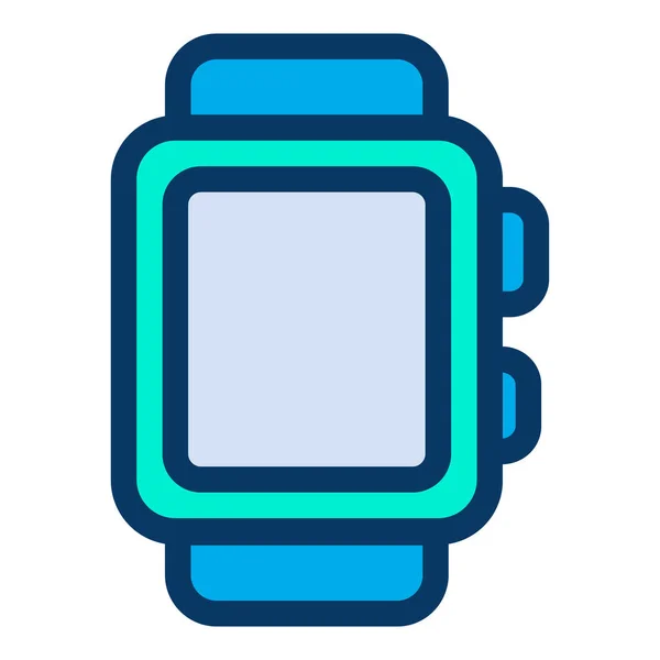 Ícone Smartwatch Simples Ilustração Vetorial —  Vetores de Stock