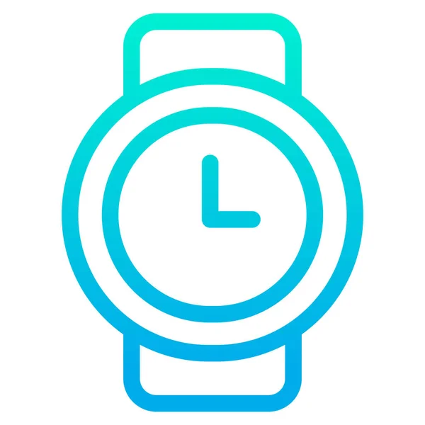 Simple Smartwatch Icono Vector Ilustración — Vector de stock