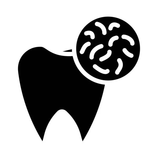 Cuidado Dental Icono Vector Ilustración — Archivo Imágenes Vectoriales