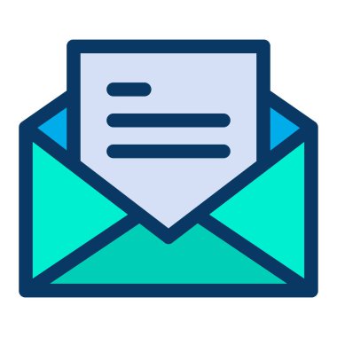 posta simgesi, vektör illüstrasyonu