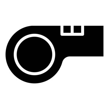 Islık. Web simgesi basit illüstrasyon