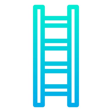 merdiven ağ ikonu vektör illüstrasyonu