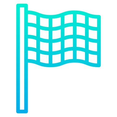 bayrak simgesi, vektör illüstrasyonu