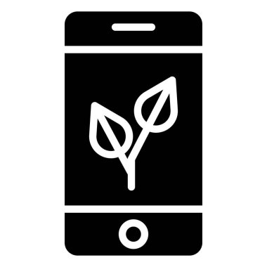 Smartphone Simgesi, vektör illüstrasyonu