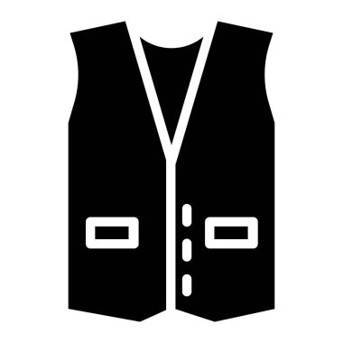 Ceket. Web simgesi basit illüstrasyon