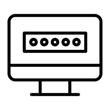 bilgisayar simgesi, vektör illüstrasyonu
