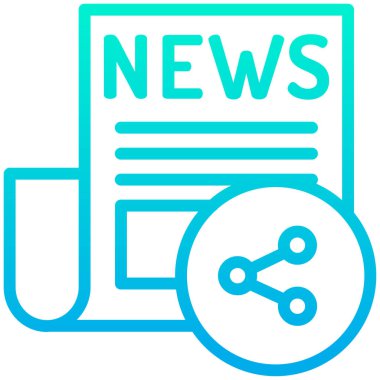 Beyaz üzerinde izole edilmiş simge, minimal vektör simgesi paylaş