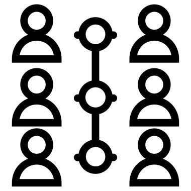 Basit kullanıcı arayüzü simgesi, vektör illüstrasyonu