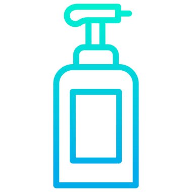 sabun, beyaz arkaplanda izole edilmiş minimalist vektör simgesi