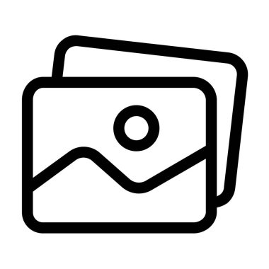 Fotoğraf makinası. Basit illüstrasyon