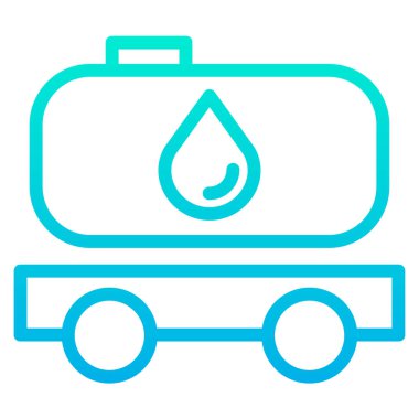 Yakıt. Web simgesi basit illüstrasyon