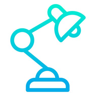 Tablo Işığı basit simgesi, vektör illüstrasyonu