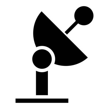 Uydu anteni. Basit resimleme