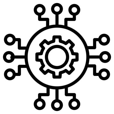 Web simgesi ayarlama, illüstrasyon vektör