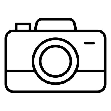 Kamera. Web simgesi basit illüstrasyon 