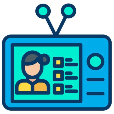 Video paylaşımı. Basit illüstrasyon