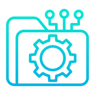 Dosya. Web simgesi basit illüstrasyon 