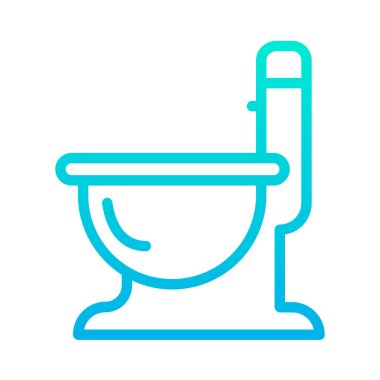 Banyo çizgisi simgesinin vektör çizimi