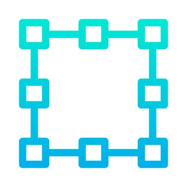 ağ bağlantı vektörü simgesi