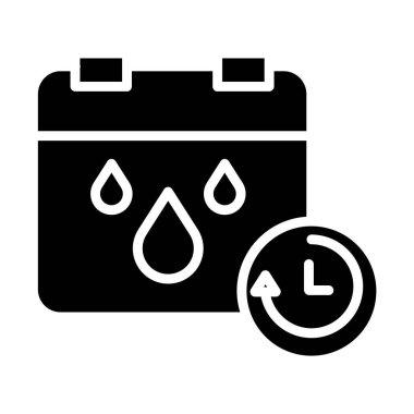 Takvim simgesi vektör illüstrasyonu