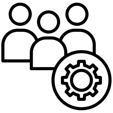 Basit kullanıcı arayüzü simgesi, vektör illüstrasyonu