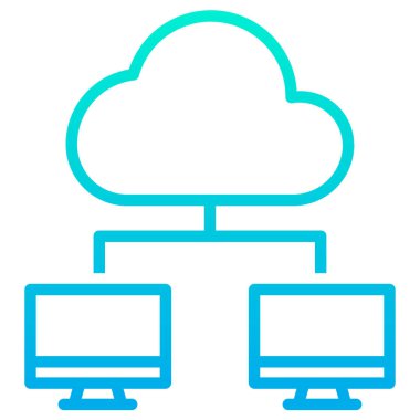 ağ web simgesi, vektör çizim