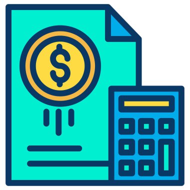 Yazar kasa. Basit resimleme