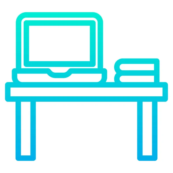 Laptop Computer Symbol Vektorillustration — Stockvektor