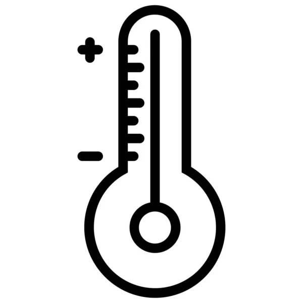 Temperatura Ícone Simples Ilustração Vetorial — Vetor de Stock